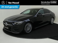 Mercedes-Benz C-klasse - 180 AMG Line / Stoelverwarming / Achteruitrijcamera / 19" multispaak/ privacy glas/ Panora