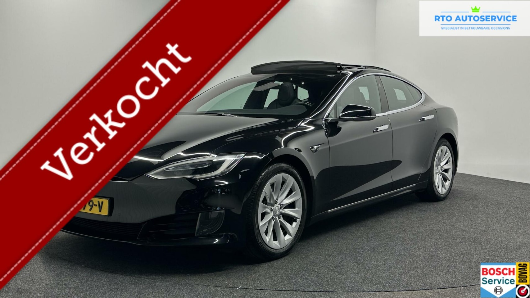 Tesla Model S - 75 Base LEER SCHUIF/OPEN DAK - AutoWereld.nl