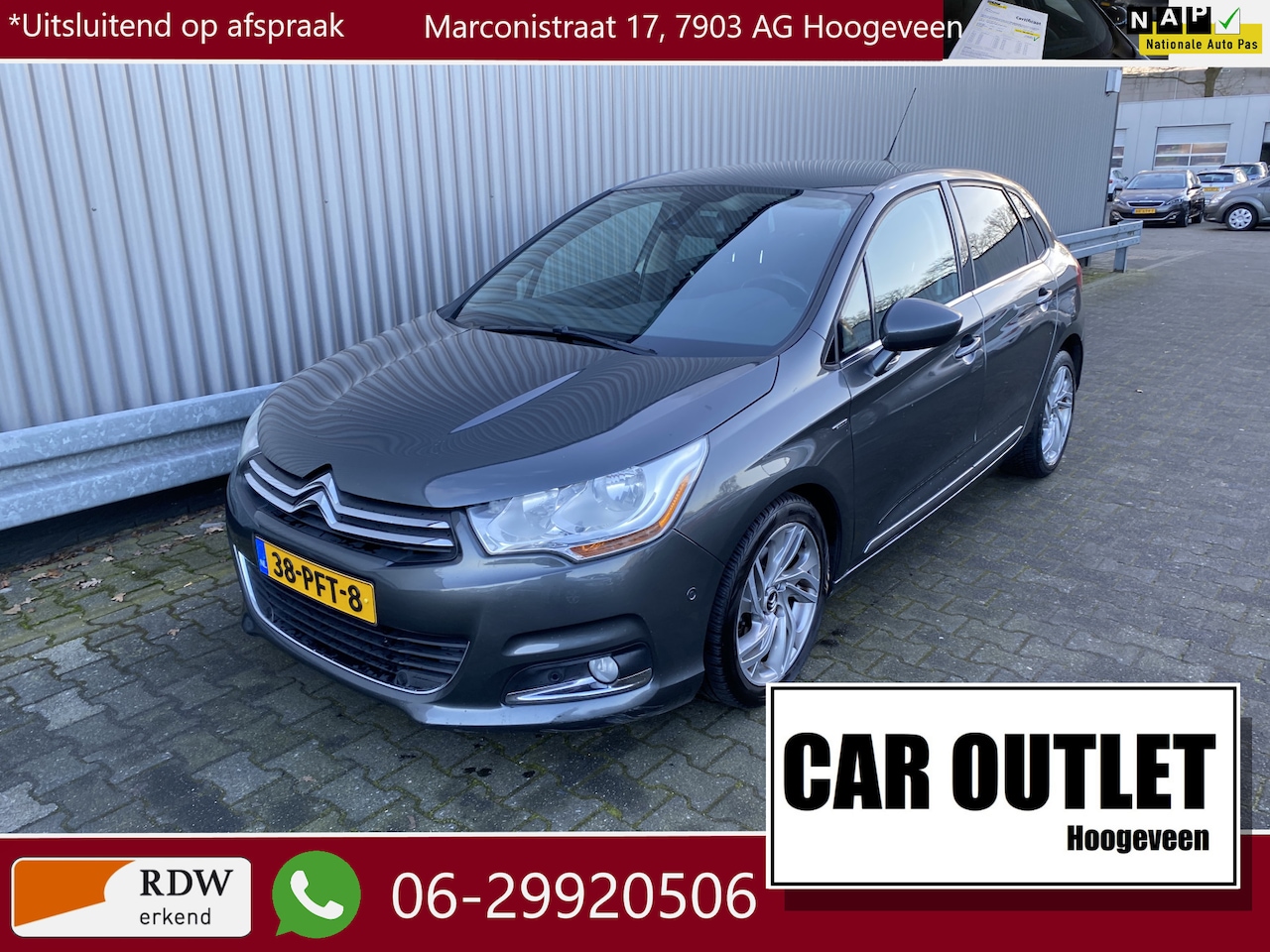 Citroën C4 - 1.6 THP Exclusive AUTOMAAT, Clima, CC, PDC, LM, Trekh, nw. APK – Inruil Mogelijk – - AutoWereld.nl