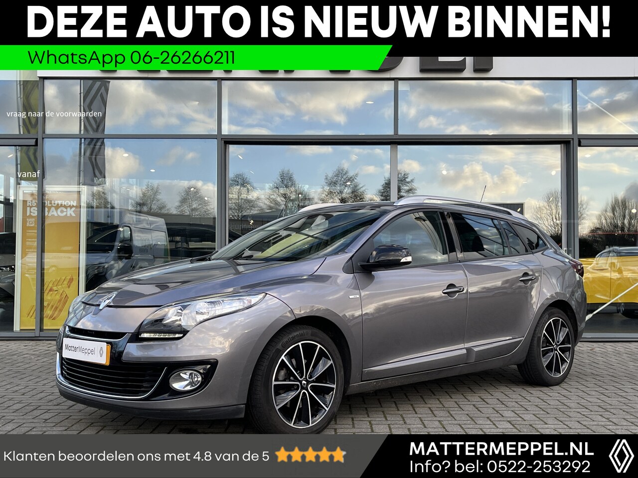 Renault Mégane Estate - 1.2 TCe 115 Bose | Trekhaak | NL Auto | 1e Eigenaar | Navigatie | 100.000km!!! | Elektrisc - AutoWereld.nl