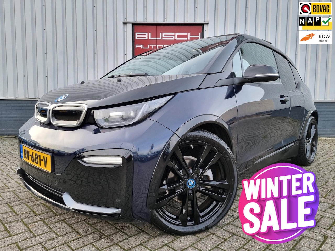 BMW i3 - S 94Ah 33 kWh | SCHUIF KANTELDAK | CARPLAY/ANDROID | - AutoWereld.nl