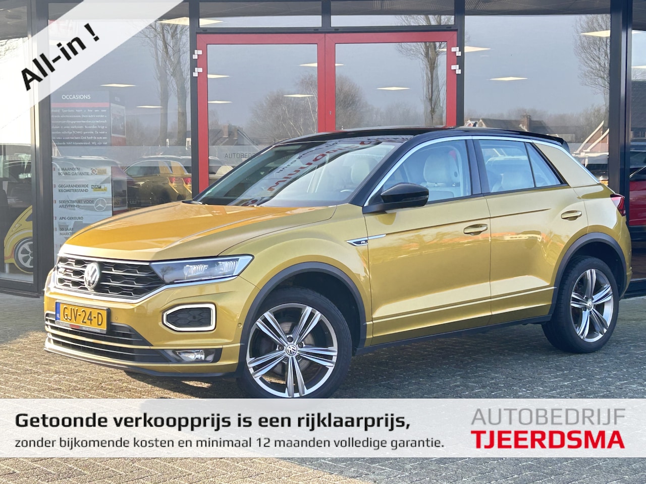 Volkswagen T-Roc - 1.5 TSI Sport Business R Navi/Clima/Adapt.Cruise/Leder - AutoWereld.nl