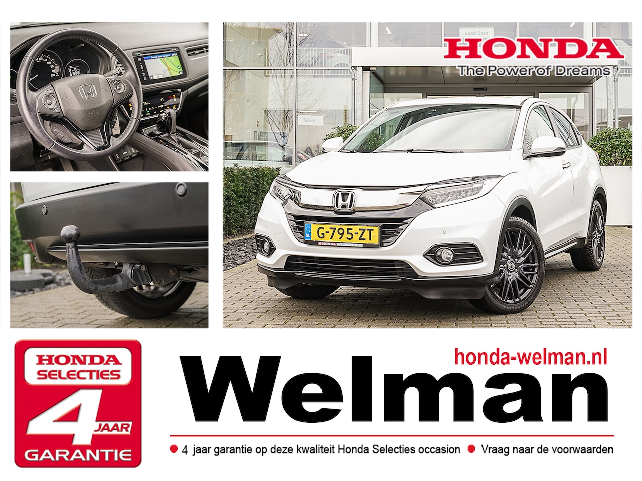 Honda HR-V - 1.5 i-VTEC Elegance - AUTOMAAT - NAVIGATIE - TREKHAAK - 18" ALL WEATHERS - AutoWereld.nl