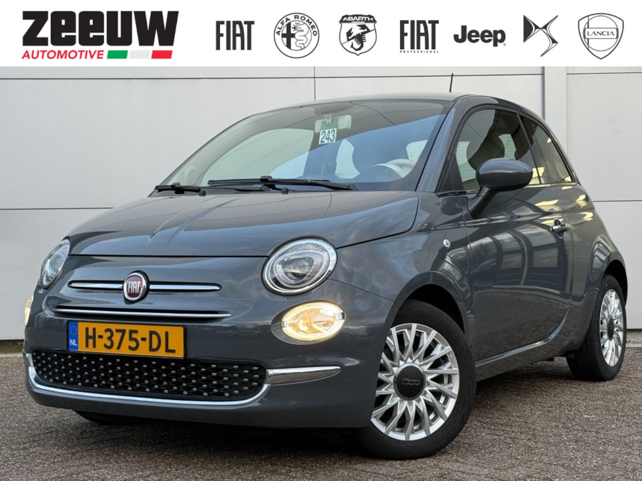 Fiat 500 - 1.2 Lounge 69 PK | Carplay | Cruise | BTW | 15" - AutoWereld.nl