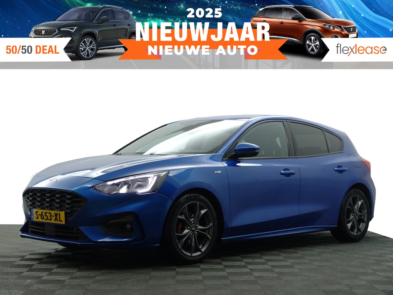 Ford Focus - 1.5 EcoBoost ST Line Business Aut- Bang Olufsen, Stuur/Stoelverwarming, Carplay, Keyless, - AutoWereld.nl