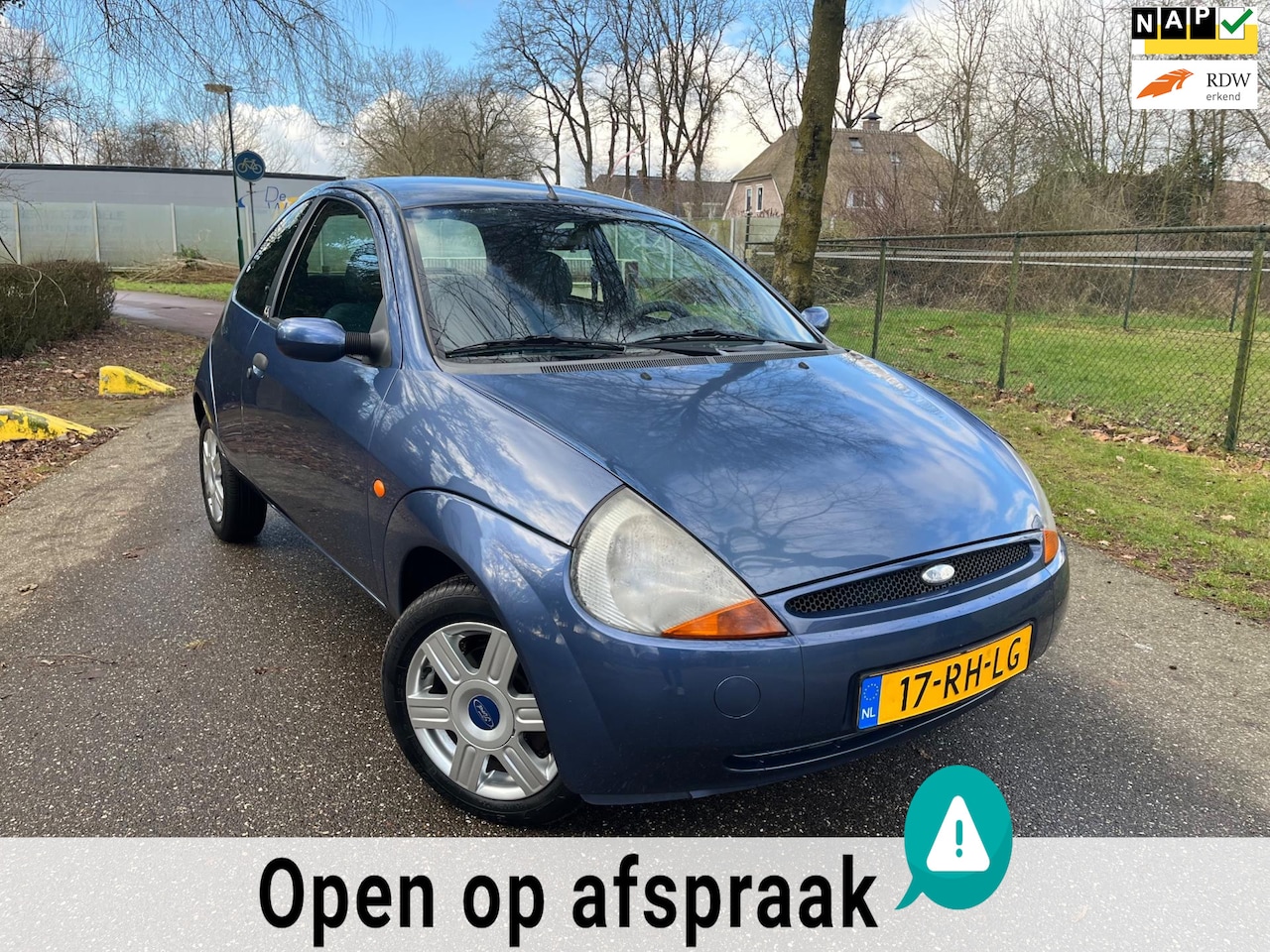 Ford Ka - 1.3 Appel |LAGE KMSTAND NAP | ZUINIG | AIRCO + ELEKTRISCHE PAKKET - AutoWereld.nl