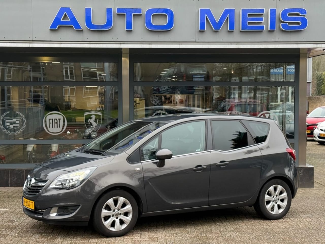 Opel Meriva - 1.4 Turbo Blitz Leder Stoelverw. Navi Clima Cruise PDC Trekhaak - AutoWereld.nl