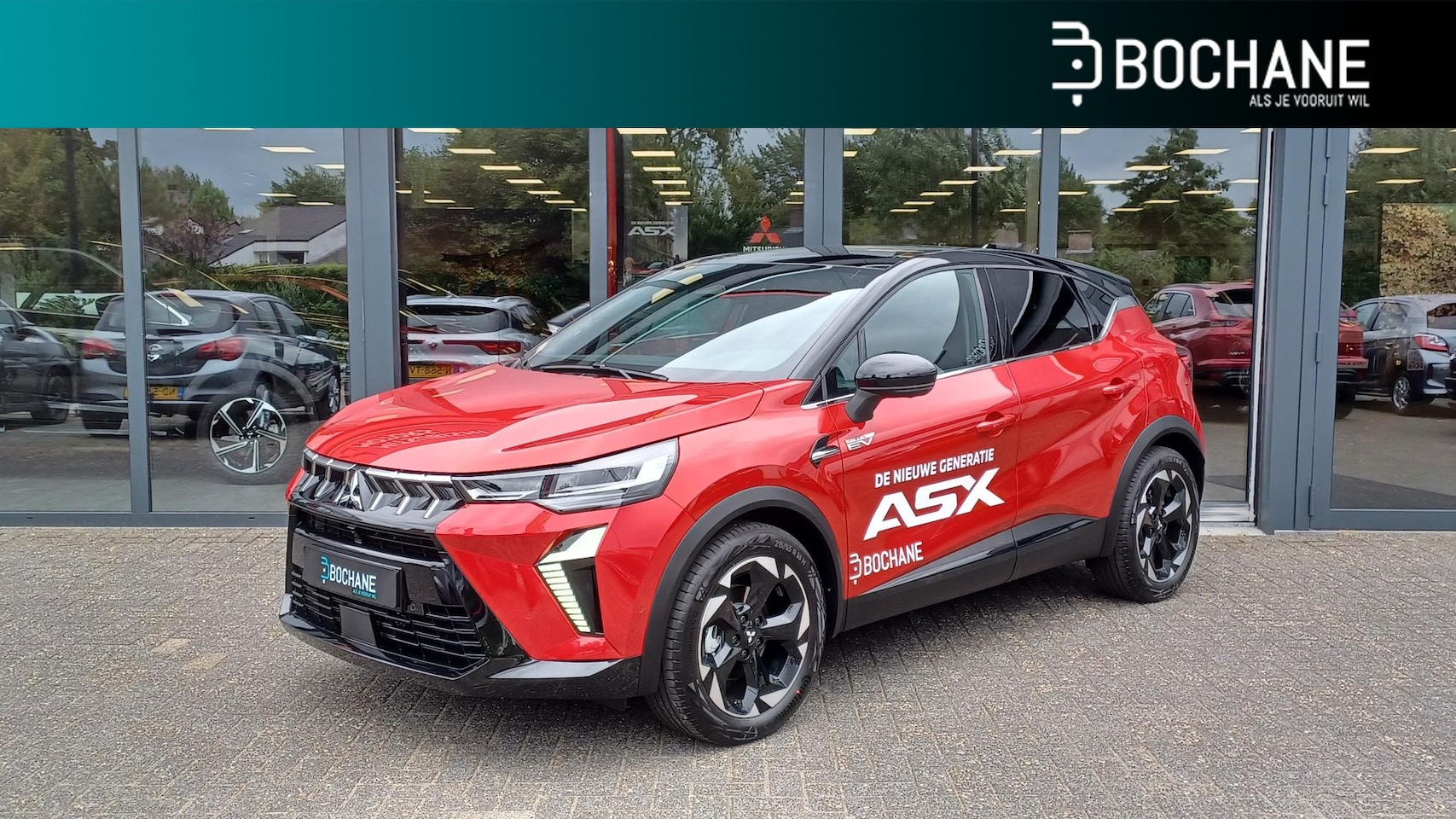 Mitsubishi ASX - 1.6 HEV AT Instyle | Nieuw model | Schuifdak | Lederen interieur | Google Navigatie | Appl - AutoWereld.nl