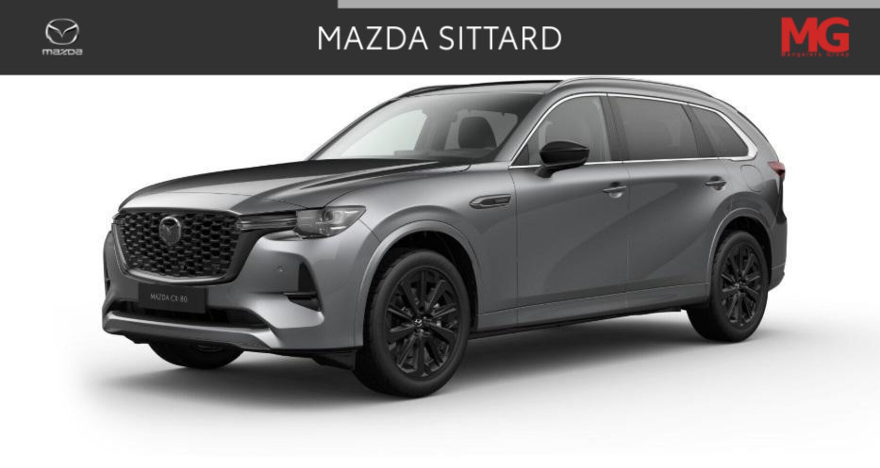 Mazda CX-80 - 2.5 e-SkyActiv PHEV Homura COSO Captain Seats Mengelers actieprijs: € 69.940,00* - AutoWereld.nl