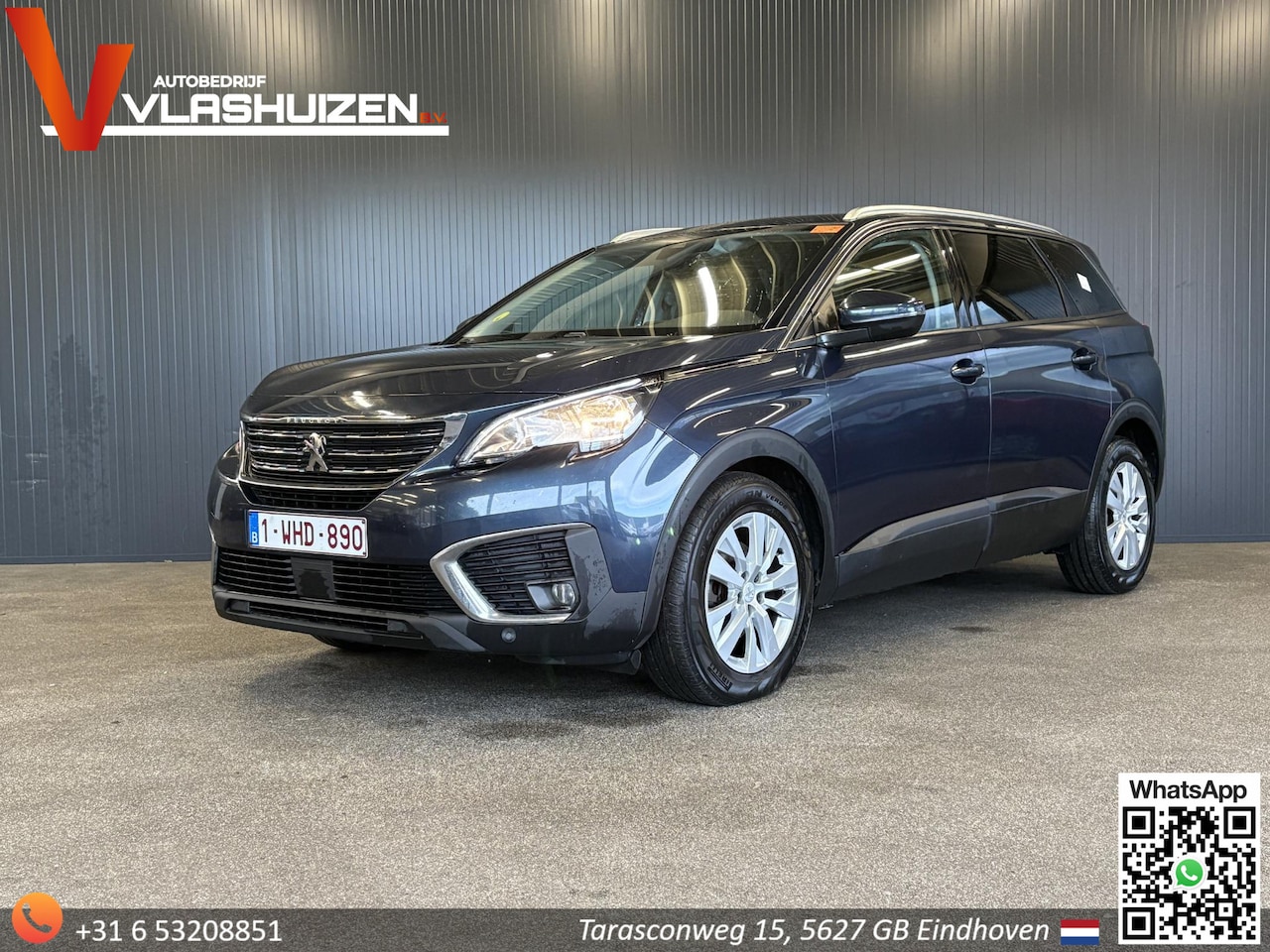 Peugeot 5008 - 1.5 BlueHDI Active 7 Persoons | € 10.950,- NETTO! | Cruise | Climate | Navi | PDC | Carpla - AutoWereld.nl