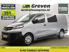 Opel Vivaro - 2.0 CDTI L3H1 Dubbele Cabine 5 Persoons 360Camera Airco Cruise Carplay Trekhaak Navi PDC