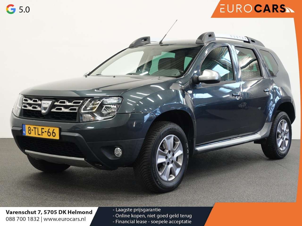 Dacia Duster - 1.2 TCe 4x2 Prestige Navigatie Parkeersensoren achter Cruise Control Leder Airco - AutoWereld.nl