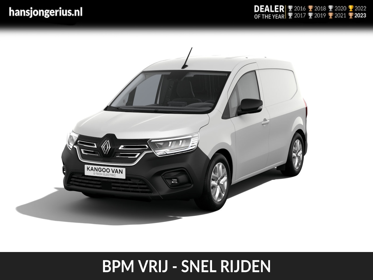 Renault Kangoo E-Tech - Gesloten Bestel L2H1 44kWh 120 1AT Extra | Achteruitrijcamera | Adaptive cruise control me - AutoWereld.nl