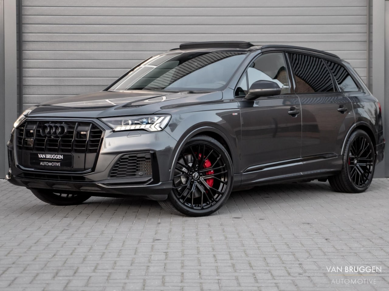 Audi Q7 - 60 TFSI e quattro S-Line Pano RS-Stoelen Trekhaak Laser Massage Koeling B&O 360 Sfeer ACC - AutoWereld.nl