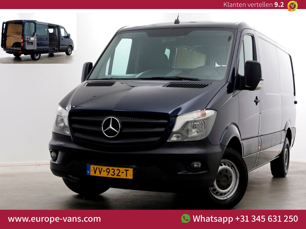 Mercedes-Benz Sprinter - 319 CDI 3.0 V6 190pk E6 L2H1 Airco 05-2016 - AutoWereld.nl