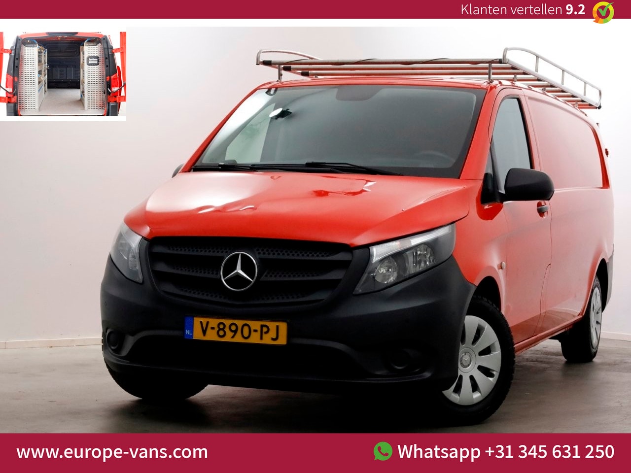 Mercedes-Benz Vito - 114 CDI 136pk E6 XL Extra Lang Airco/Navi/Camera/Inrichting 06-2018 - AutoWereld.nl