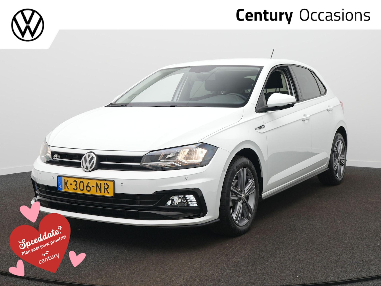 Volkswagen Polo - 1.0 TSI Highline Business R R-Line / Adaptive cruise / Clima / Navi / Parkeersensoren - AutoWereld.nl