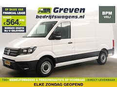 Volkswagen Crafter - 30 2.0 TDI L3H3 BPM Vrij | 140PK Airco Cruise Carplay Navigatie PDC 3 Persoons Elektrpakke