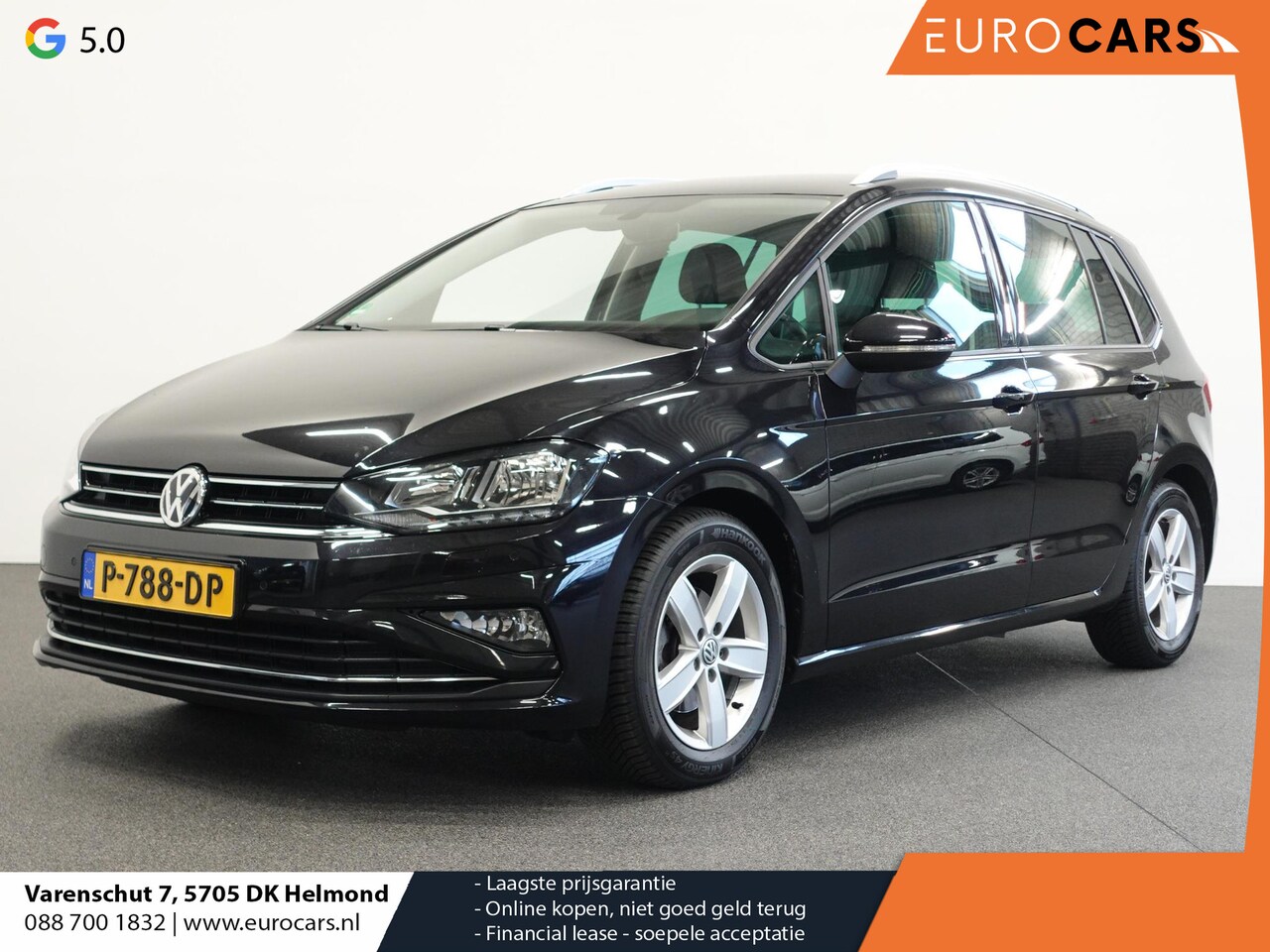 Volkswagen Golf Sportsvan - 1.5 TSI Aut DSG Highline Edition Navigatie Achteruitrijcamera Trekhaak Airco Bluetooth etc - AutoWereld.nl