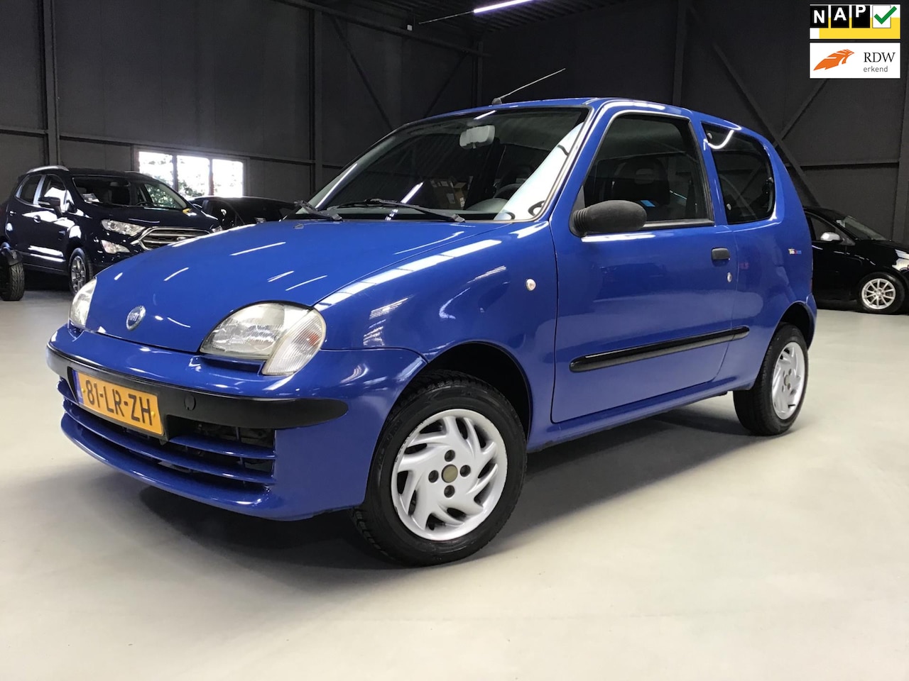 Fiat Seicento - 1.1 Team I New Apk 2-2026 I 137xxx Nap I Stuurbekr. I 2x Sleutel I Zuinig I Betaalbaar. - AutoWereld.nl