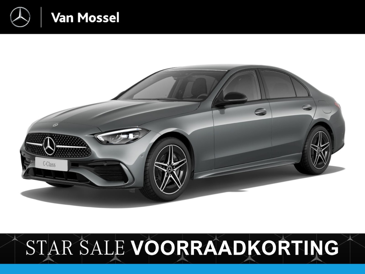 Mercedes-Benz C-klasse - 200 AMG-Line / Stoelverwarming / 360Graden-Camera / Night-Pakket / Panorama-schuifdak / Me - AutoWereld.nl