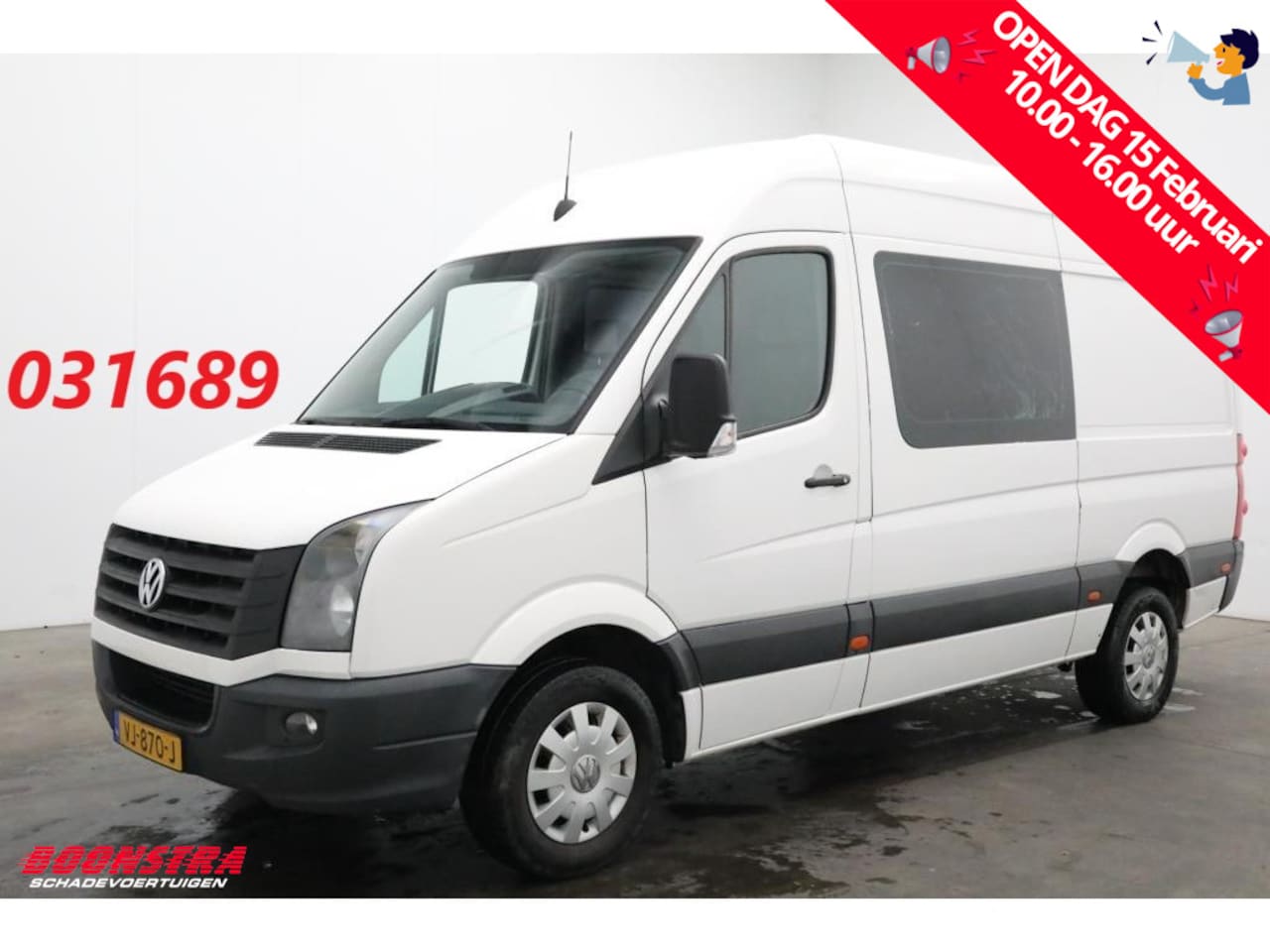 Volkswagen Crafter - 2.0 TDI 163 PK DoKa Navi Airco Cruise AHK - AutoWereld.nl