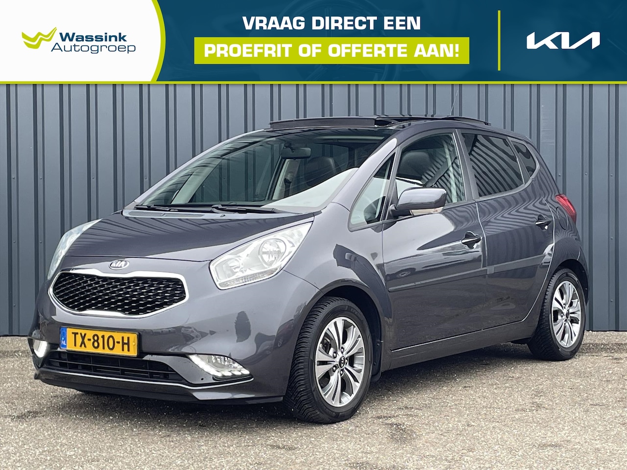 Kia Venga - 1.4 90PK 2015 First Edition I Trekhaak 1300KG I Panoramisch Schuifkantel I Half Leer I Cam - AutoWereld.nl