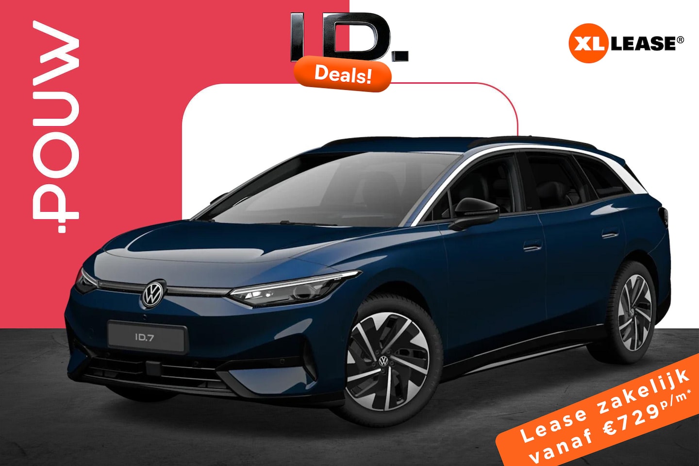 Volkswagen ID.7 Tourer - 286pk Pro Business 77 kWh | Interieur Pakket Plus | 19" Velgen - AutoWereld.nl