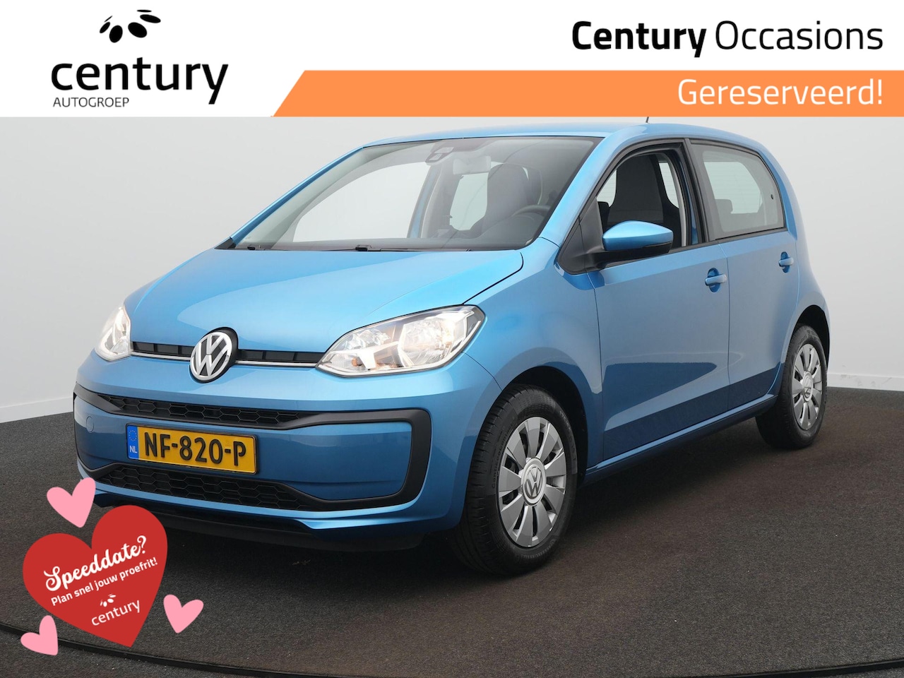 Volkswagen Up! - 1.0 BMT move up! / Airco / Bluetooth / DAB+ - AutoWereld.nl