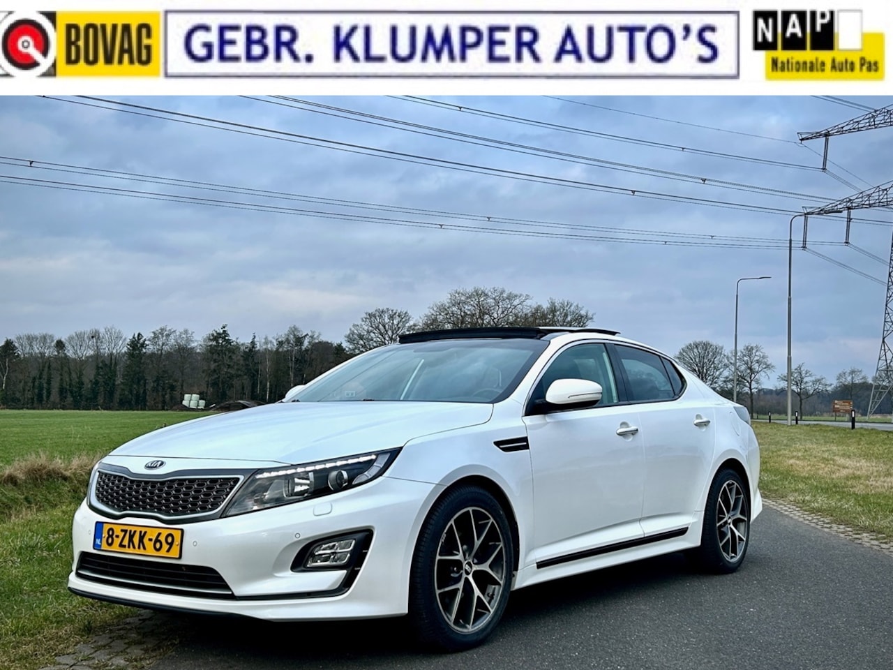 Kia Optima - 2.0 CVVT Hybrid ExecutiveLine Full Option, 2e Eig., Pano, Keyless, NL-Auto - AutoWereld.nl