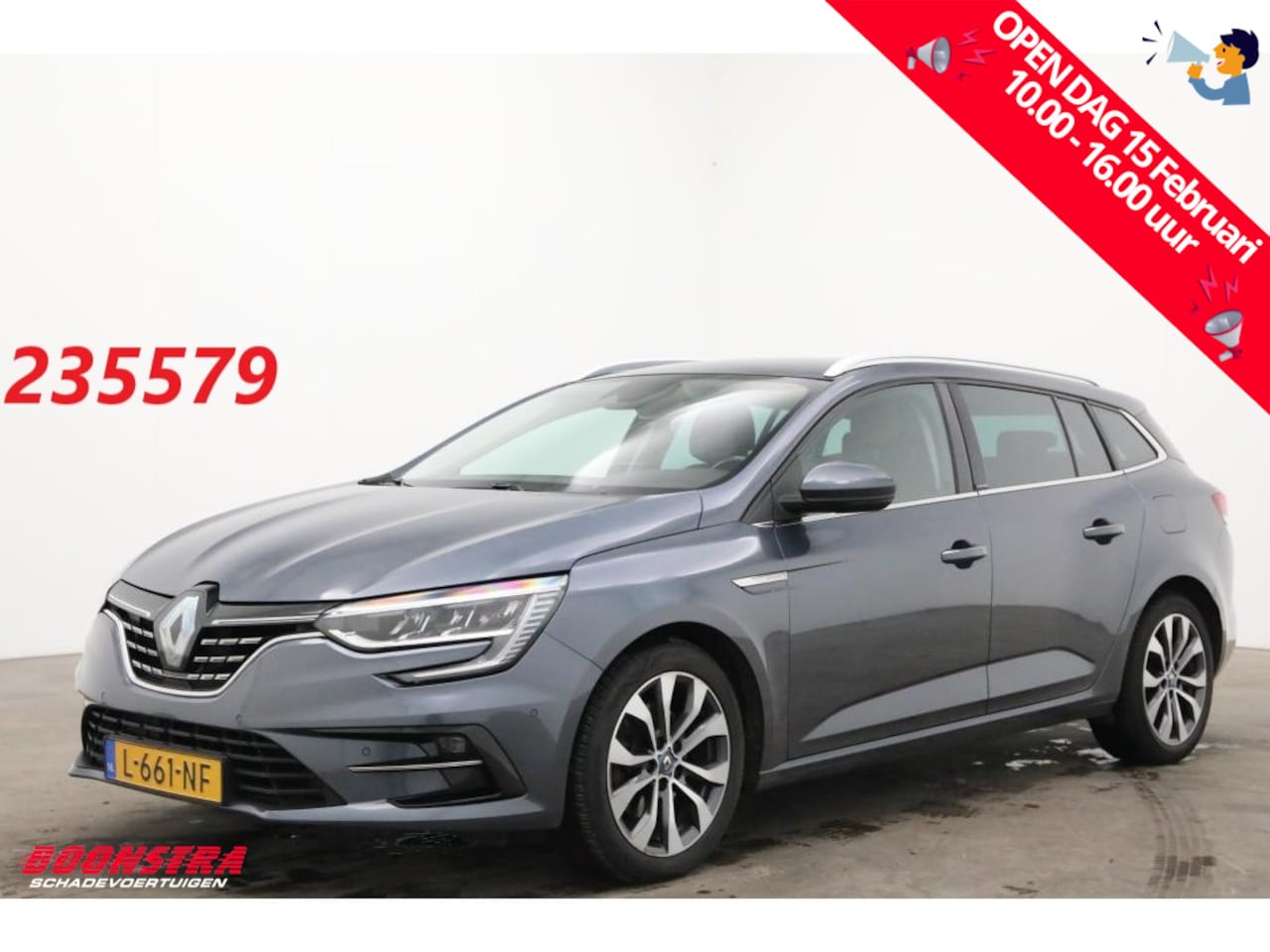 Renault Mégane E-Tech - Estate 1.6 Plug-In Hybrid 160 Bus. Ed. LED Leder SHZ Camera - AutoWereld.nl