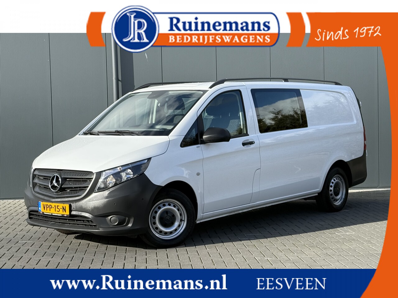 Mercedes-Benz Vito - 116 CDI 164 PK / L3 MAXI DUBBELE CABINE / TREKHAAK / AIRCO / CRUISE / CAMERA / DUBBEL CABI - AutoWereld.nl