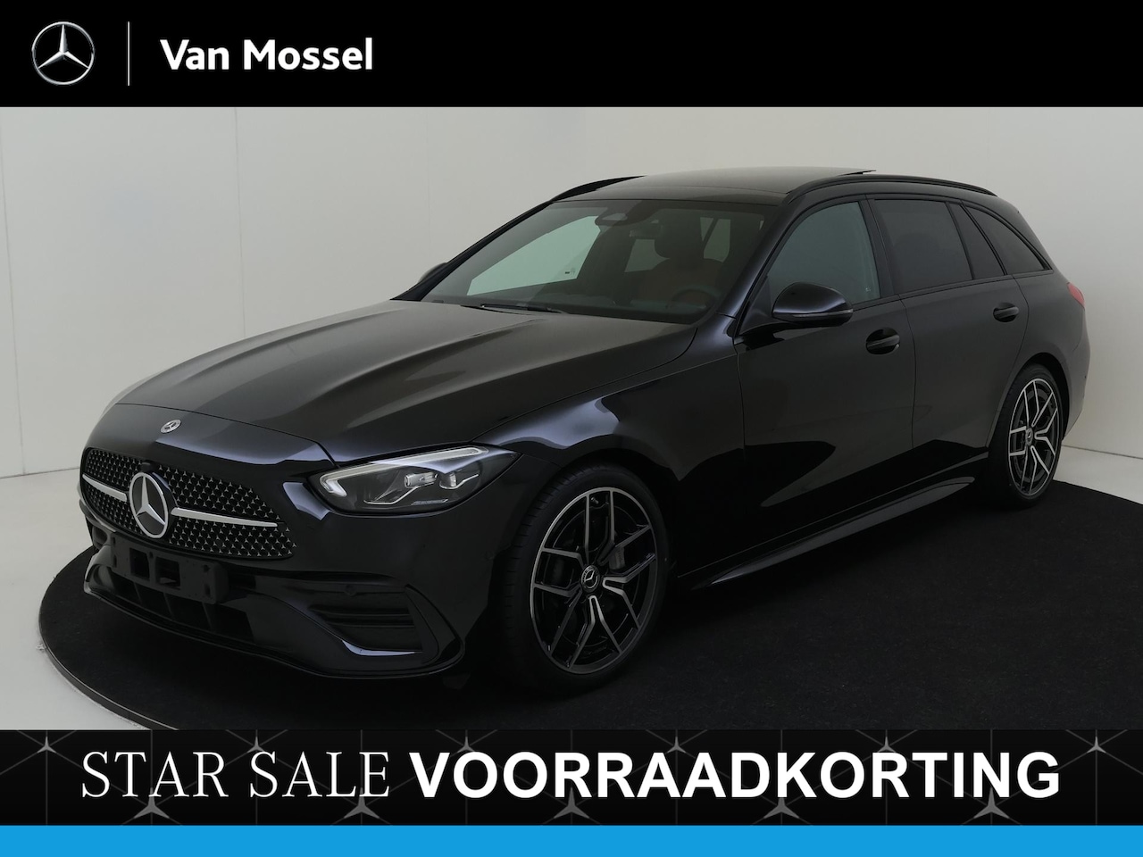 Mercedes-Benz C-klasse - 180 Star Edition AMG Line - Panoramadak - Distronic - Nightpakket - 19 Inch - AutoWereld.nl