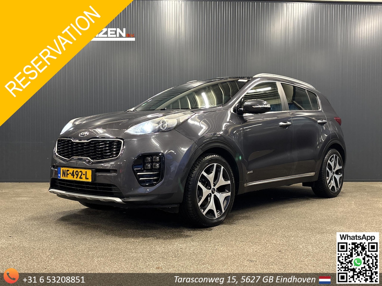 Kia Sportage - 1.6 T-GDI 4WD GT-Line Automaat | Leder | Climate | Cruise | Navi | Camera | Stoelverwarmin - AutoWereld.nl