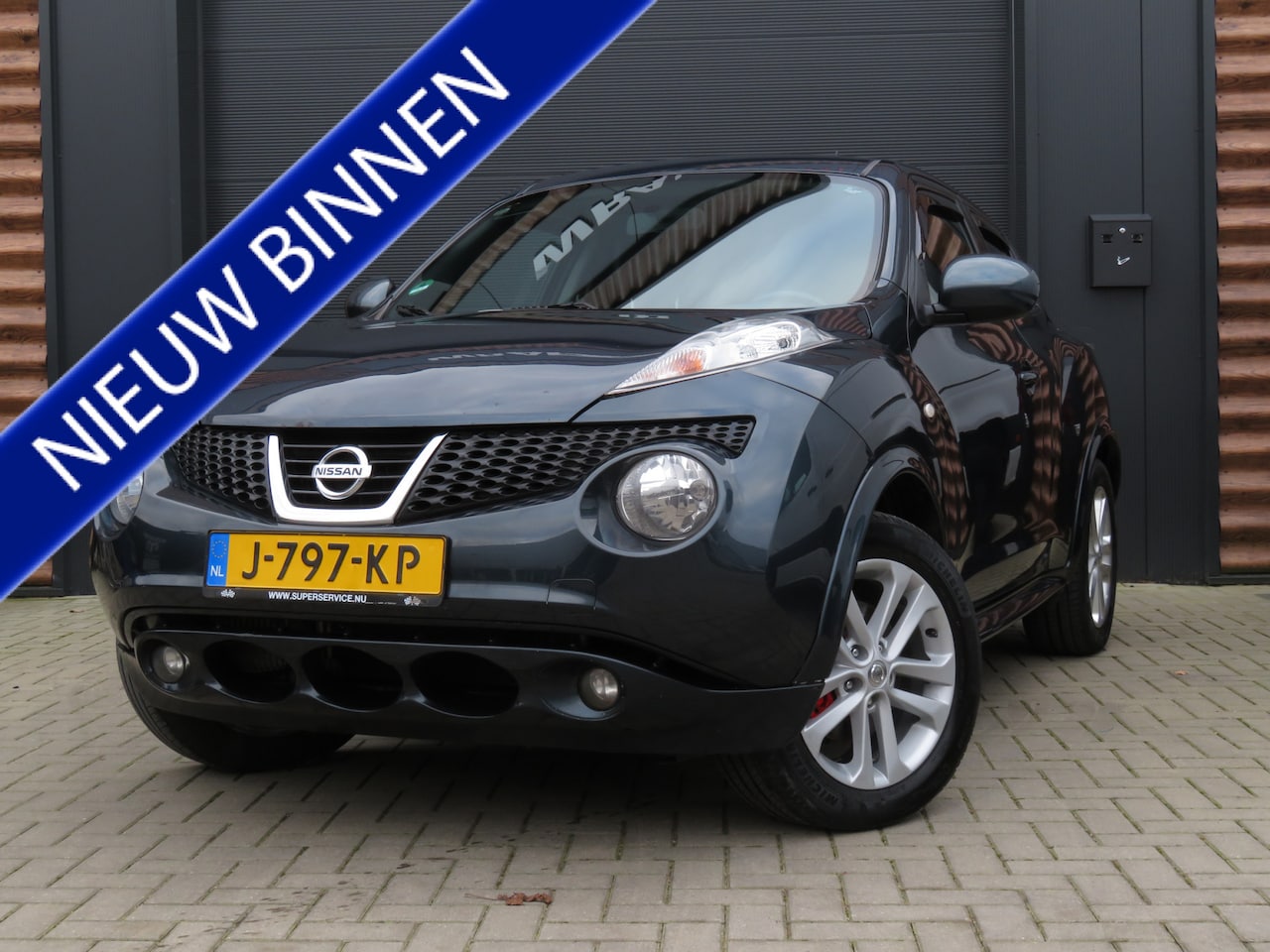 Nissan Juke - 1.6 Turbo Automaat AWD Tekna Airco Cr-Control Schuifdak 190PK - AutoWereld.nl