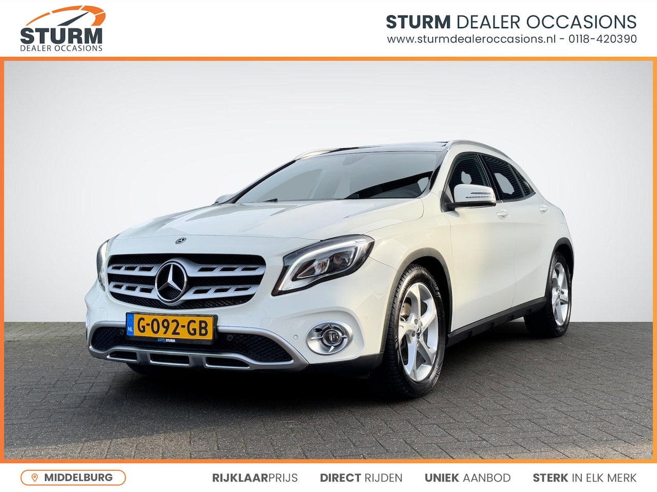 Mercedes-Benz GLA-Klasse - 200 Premium | Trekhaak Uitklapbaar | Panoramadak | Navigatie Full-Map | Stoelverwarming | - AutoWereld.nl