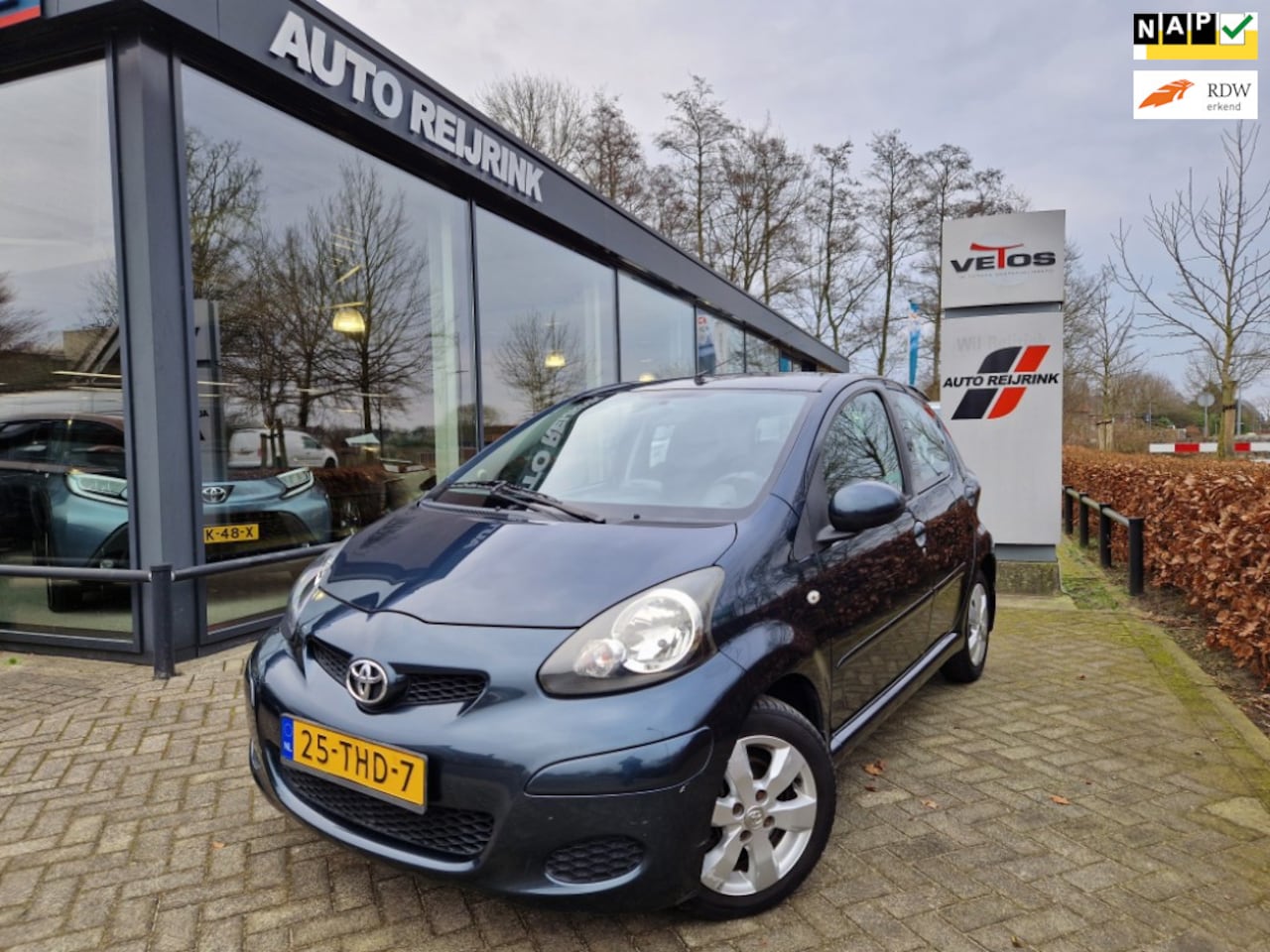 Toyota Aygo - 1.0-12V Aspiration Green Navigator/LMV/1e EIGENAAR ! - AutoWereld.nl