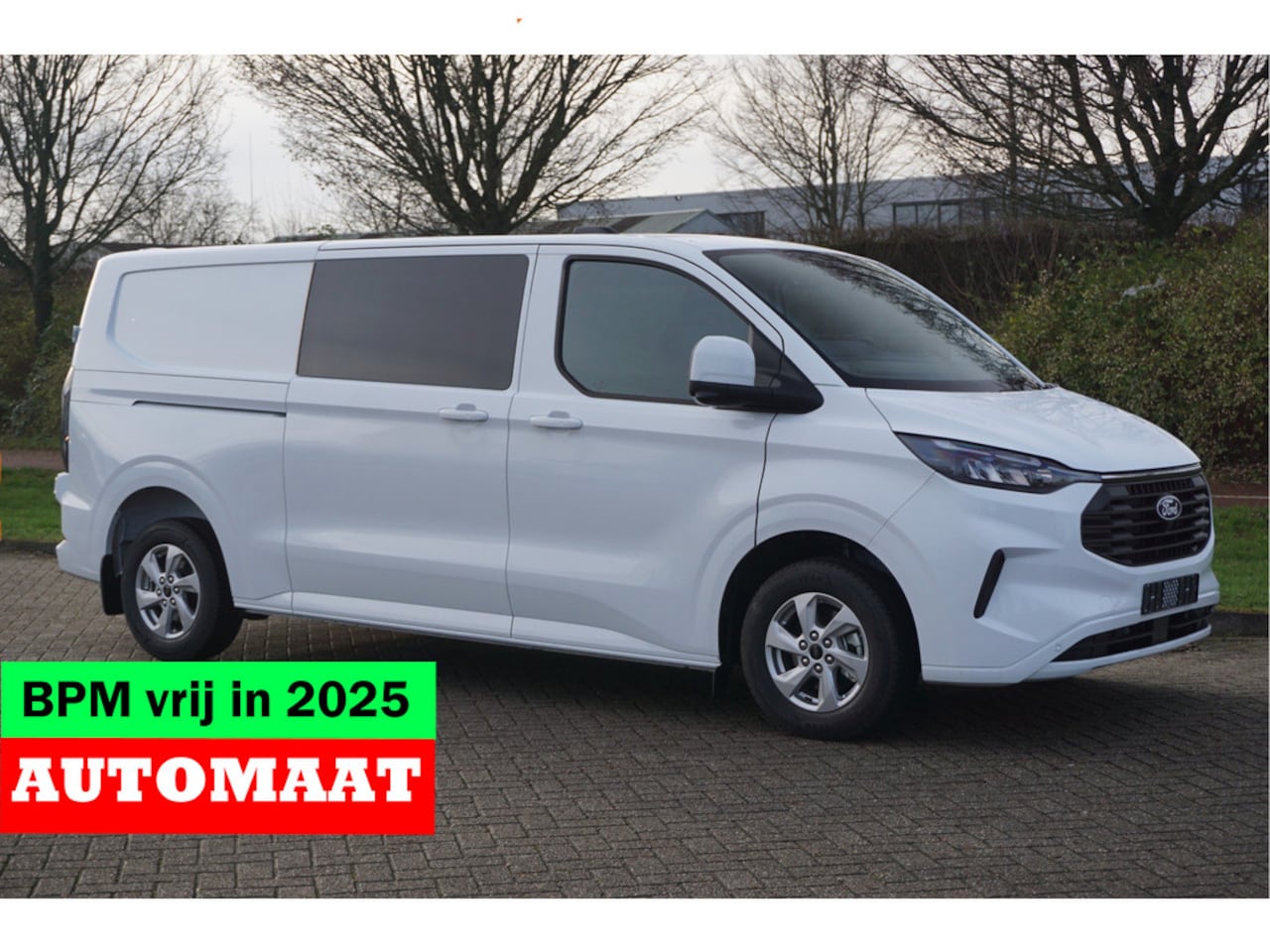 Ford Transit Custom - 320L 2.0 TDCI 170PK L2H1 Limited DC Automaat Schuifdeur links en rechts | Airco | Adap.Cru - AutoWereld.nl