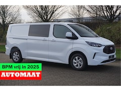 Ford Transit Custom - 320L 2.0 TDCI 170PK L2H1 Limited DC Automaat Schuifdeur links en rechts | Airco | Adap.Cru