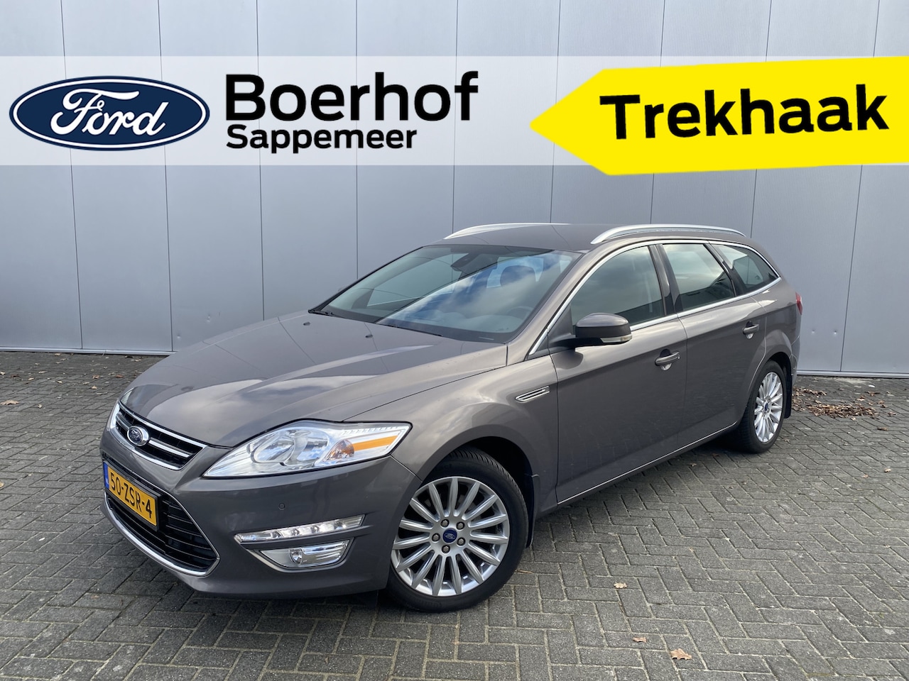 Ford Mondeo Wagon - 1.6 EcoBoost 160 pk Titanium | Trekhaak 1600 KG | All Seasonbanden | Voorruitverwarming | - AutoWereld.nl