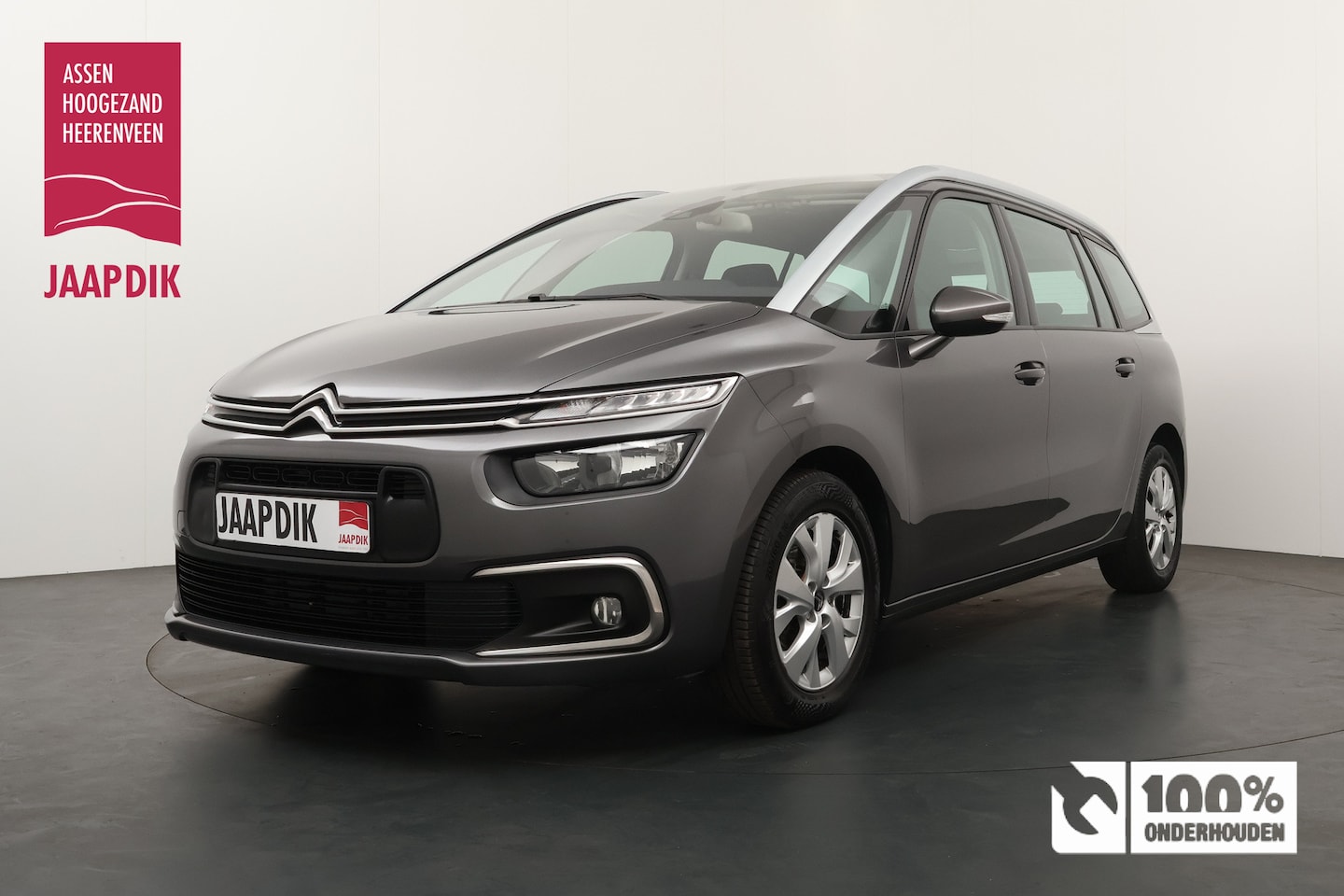 Citroën Grand C4 SpaceTourer - BWJ 2019 1.2 131 PK PureTech Feel 7 PERS. / PANO. VOORRUIT / CLIMA / CRUISE / NAVI  / BLUE - AutoWereld.nl