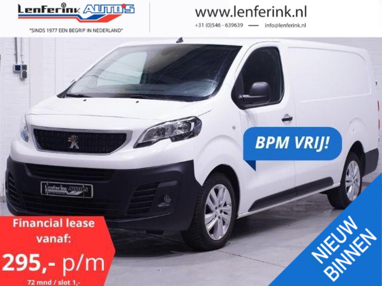 Peugeot Expert - 2.0 HDI 122 pk L3 Navi, Camera, PDC V+A 17" LMV, Laadruimte Pakket, Apple Carplay, Cruise - AutoWereld.nl