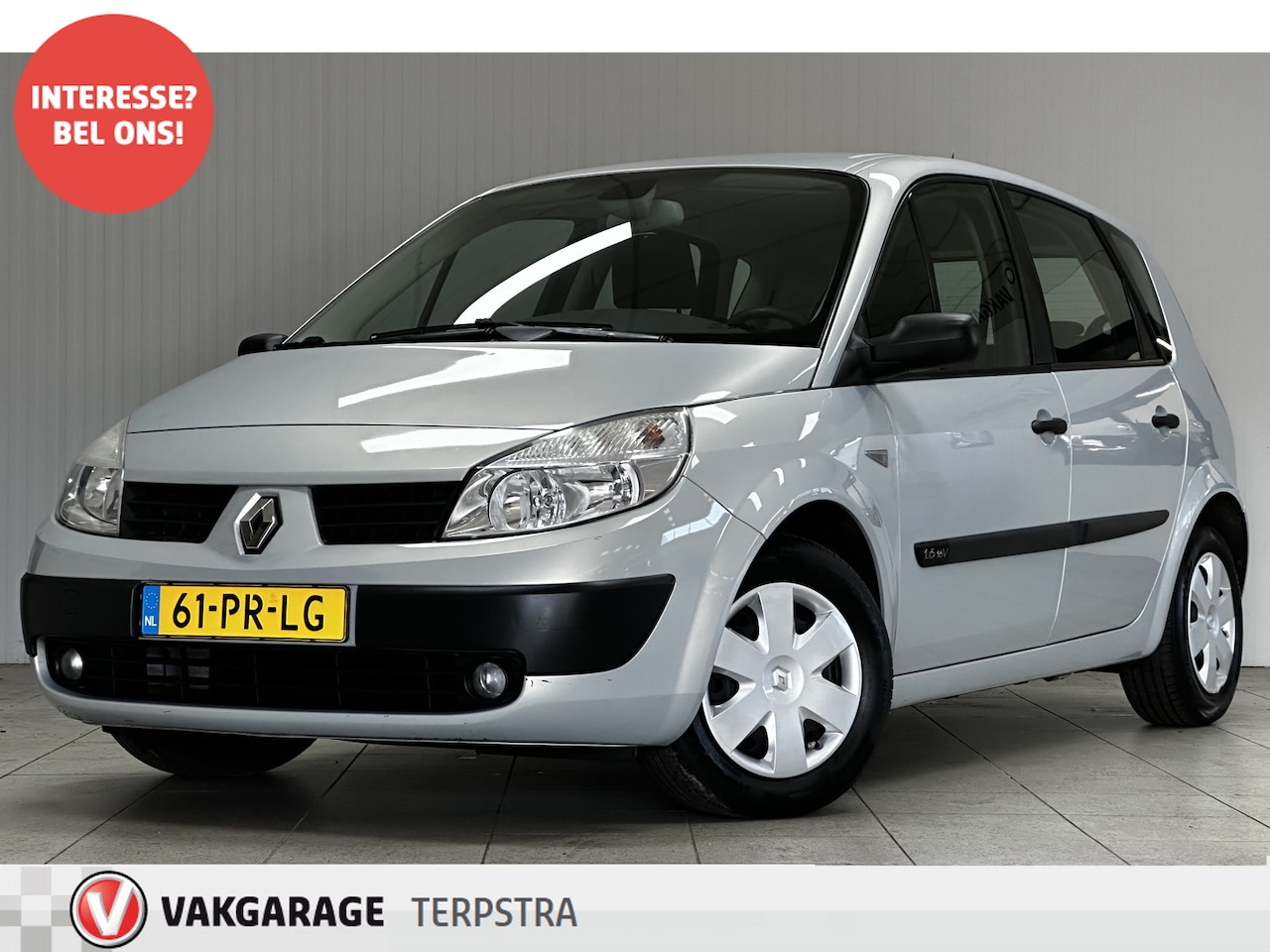 Renault Scénic - 1.6-16V Expression Basis/ Airco/ Cruise/ Elek. pakket/ Isofix/ Radio-CD/ Multi. Stuur/ Arm - AutoWereld.nl