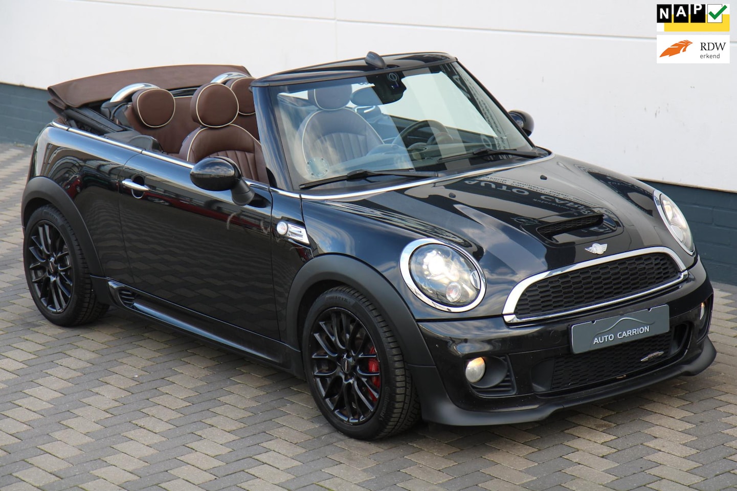 MINI Cabrio - 1.6 John Cooper Works Chili Navi Leder Xenon BTW - AutoWereld.nl