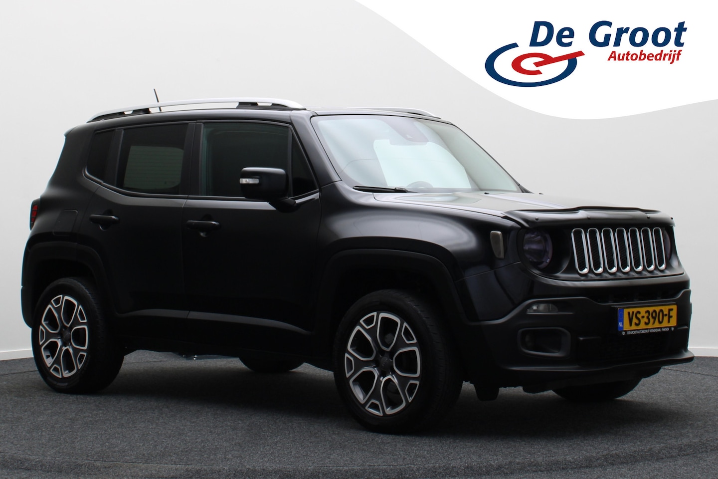 Jeep Renegade - 2.0 MultiJet Limited 2.0 MultiJet Limited, Grijs kenteken, Leer, Cruise, Navigatie, Bluetooth, Trekhaak, 18'' - AutoWereld.nl