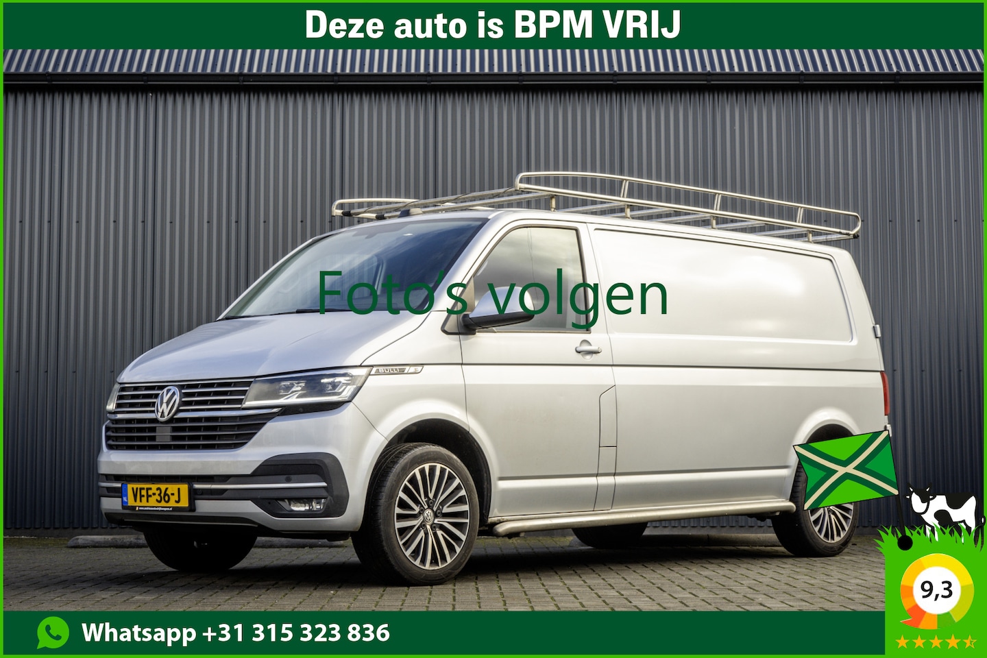 Volkswagen Transporter - T6.1 2.0 TDI L2H1 Bulli | Automaat | 150 PK | Digitaal dashboard | LED | Adaptive Cruise | - AutoWereld.nl