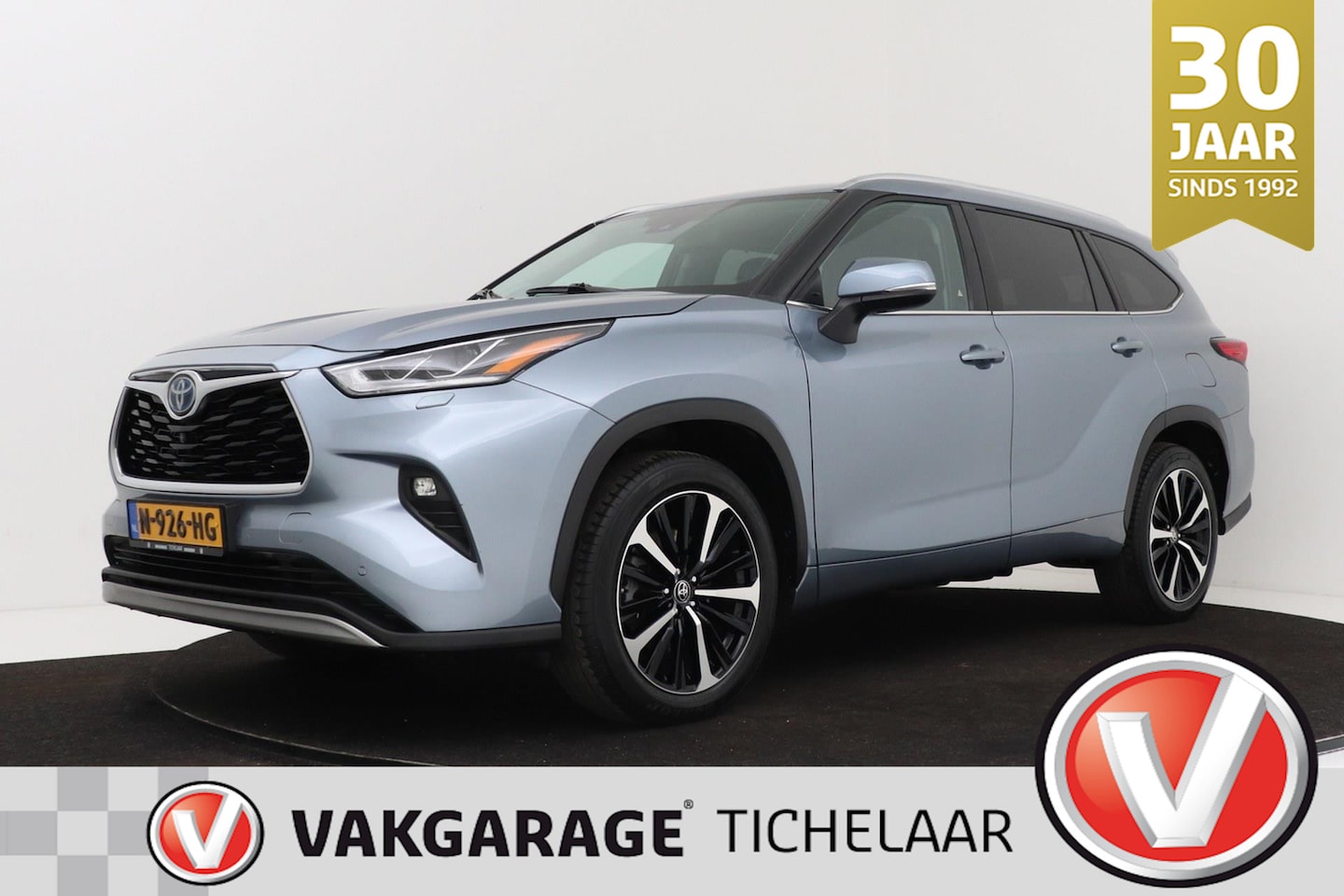 Toyota Highlander - 2.5 AWD Hybrid Premium | Trekhaak | Leer | Head-Up | JBL | CarPlay | Stoelkoeling/Verwarmi - AutoWereld.nl