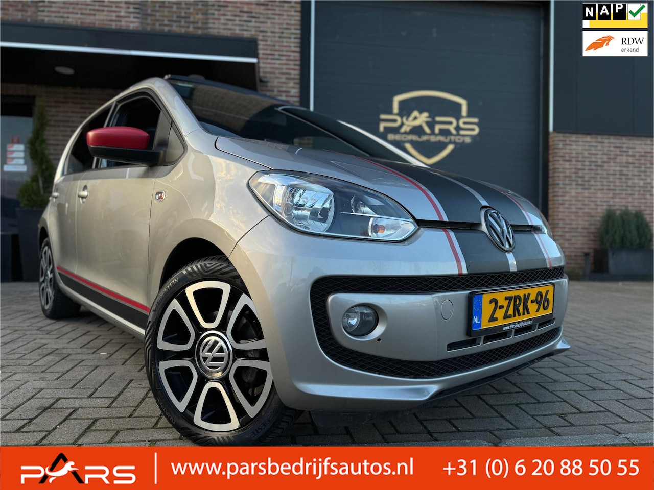 Volkswagen Up! - 1.0 high up! BlueMotion Sport Panorama Dak Airco Navi Cruise Elk.Ramen 5 drs zeer nette - AutoWereld.nl