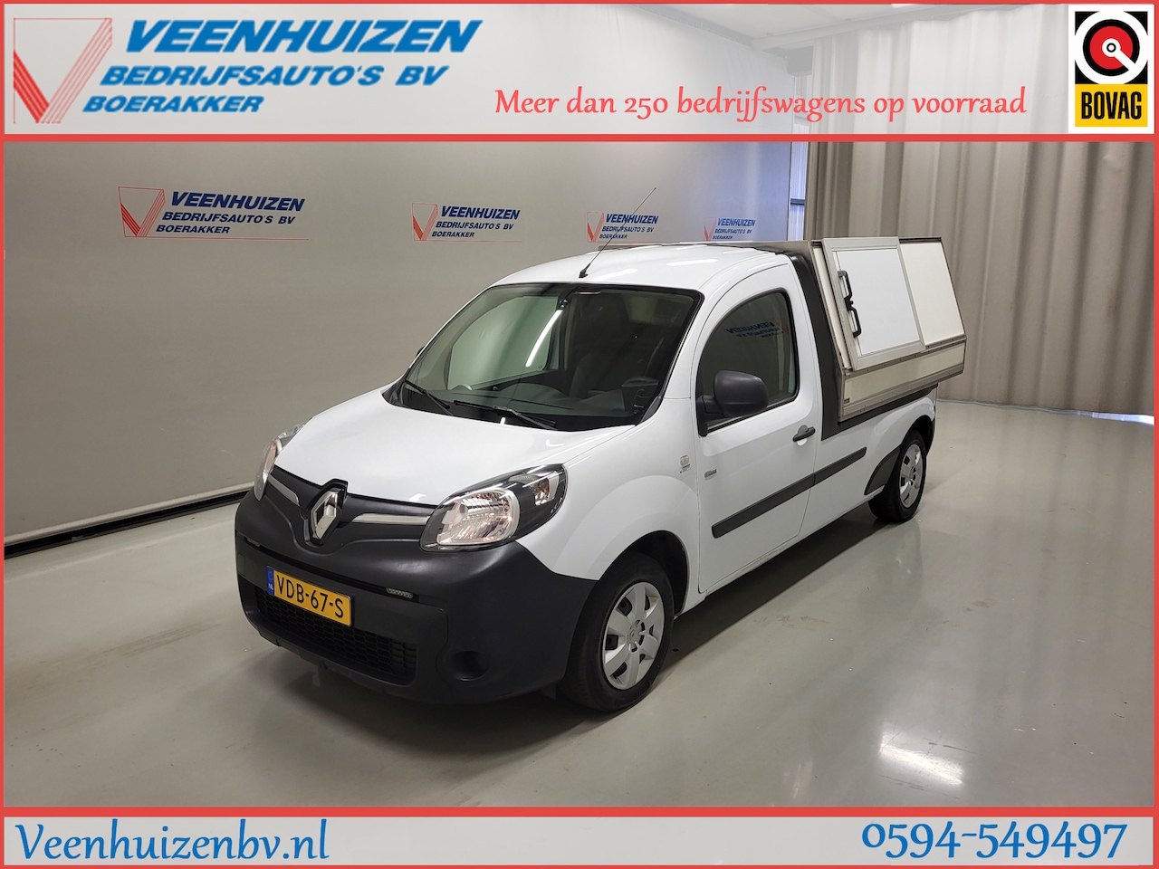 Renault Kangoo - Z.E. Maxi Kipper 230km Actieradius! Eigen Accu - AutoWereld.nl