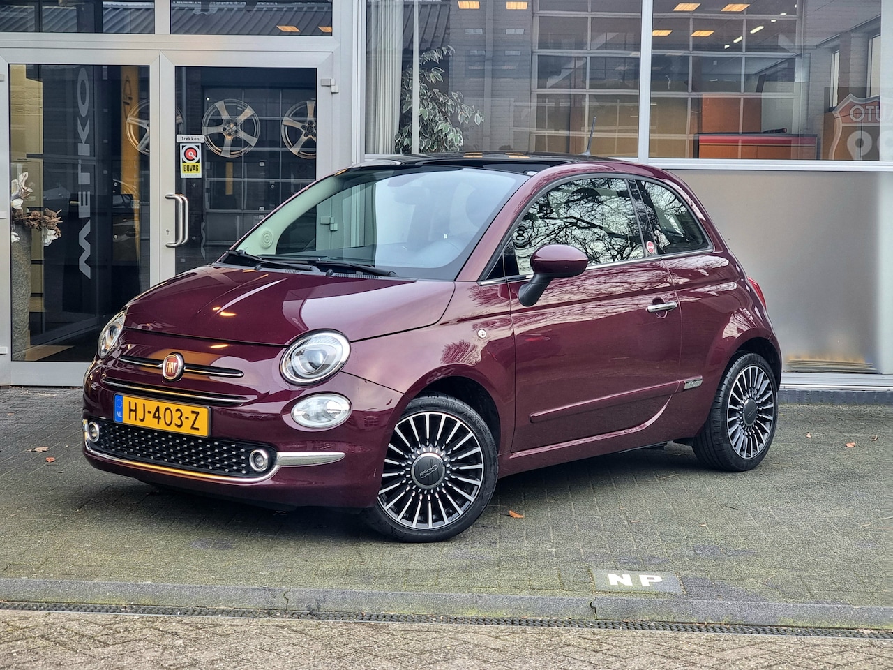 Fiat 500 - 0.9 TwinAir Turbo Lounge PANODAK / NAVI / AIRCO / BLUETOOTH - AutoWereld.nl